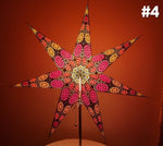 Ladda upp bild till gallerivisning, 4. Julstjärna svart 7 spetsar