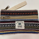 Load image into Gallery viewer, 5. Fabric wallet with 2 pockets hemp / cotton