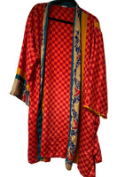 Ladda upp bild till gallerivisning, Kimono kort - jag var en sari