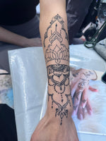 Ladda upp bild till gallerivisning, Henna lera tatuering röd