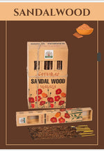 Load image into Gallery viewer, Sandelträ Namaste India handrullad indisk rökelse