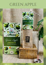Load image into Gallery viewer, Green Apple Crunch – Namaste India Orchard Fresh Smudge Rökelse