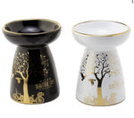 Ladda upp bild till gallerivisning, Eden Metallic Guldträd Aromalampa för Olja och Vax i Keramik
