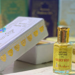 Ladda upp bild till gallerivisning, Golden Woods parfymolja 10 ml – Chakra Natural Perfume Oil roll-on från Indien | Beauty of India
