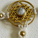 Load image into Gallery viewer, 3. Flower of Life Macramé Hand Jewelry Bracelet
