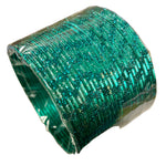 Ladda upp bild till gallerivisning, Färgglada indiska bangles med glitter – 6 st för 20 kr

