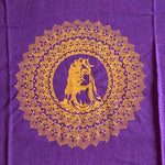 Load image into Gallery viewer, linne med Shiva tryck viskos sommarkläder lila 💜 
