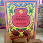 Ladda upp bild till gallerivisning, Golden India Palo Santo backflow rökelsekoner renande trädoft
