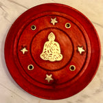 Load image into Gallery viewer, Rökelsehållare Budha rund
