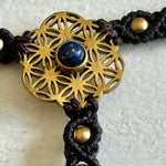 Load image into Gallery viewer, 2. Flower of Life Macramé Hand Jewelry Bracelet
