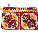 Load image into Gallery viewer, Broderad handledsväska från Indien – unik färgstark clutch
