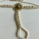 Load image into Gallery viewer, 3. Flower of Life Macramé Hand Jewelry Bracelet
