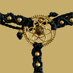 Ladda upp bild till gallerivisning, 1. Flower of Life Handsmyckesarmband i makramé
