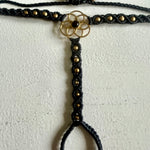 Load image into Gallery viewer, 4. Flower of Life Macramé Hand Jewelry Bracelet
