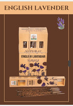 Load image into Gallery viewer, Engelsk Lavendel Namaste India handrullad indisk rökelse
