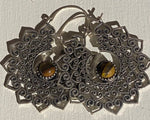 Load image into Gallery viewer, 8. Bronze Earrings with Semi-Precious Stones
