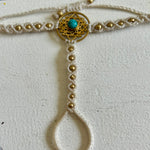 Load image into Gallery viewer, 3. Flower of Life Macramé Hand Jewelry Bracelet

