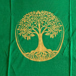 Load image into Gallery viewer, linne med tree of life tryck viskos sommarkläder grn 
