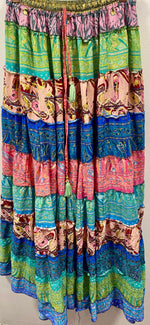 Load image into Gallery viewer, Bohemian ruffle skirt
