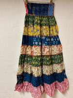 Load image into Gallery viewer, Bohemian ruffled cotton skirt
