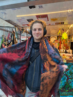 Ladda upp bild till gallerivisning, Varm skön Filt/sjal mönster
