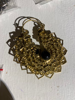 Load image into Gallery viewer, 8. Bronze Earrings with Semi-Precious Stones
