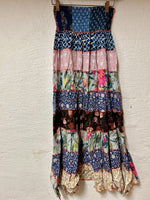 Load image into Gallery viewer, Bohemian ruffled cotton skirt
