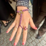 Ladda upp bild till gallerivisning, 1. Flower of Life Handsmyckesarmband i makramé
