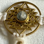 Load image into Gallery viewer, 3. Flower of Life Macramé Hand Jewelry Bracelet
