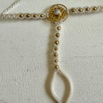 Load image into Gallery viewer, 3. Flower of Life Macramé Hand Jewelry Bracelet
