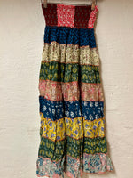 Load image into Gallery viewer, Bohemian ruffled cotton skirt
