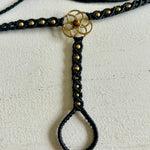 Load image into Gallery viewer, 4. Flower of Life Macramé Hand Jewelry Bracelet

