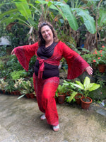 Load image into Gallery viewer, Tie-dye top with wide sleeves Mandala

