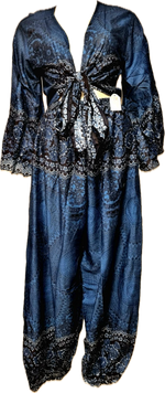 Load image into Gallery viewer, Tie-dye top with wide sleeves Mandala
