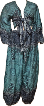 Load image into Gallery viewer, Tie-dye top with wide sleeves Mandala
