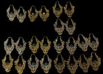 Load image into Gallery viewer, 5. Bronze Earrings with Semi-Precious Stones
