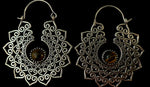 Load image into Gallery viewer, 8. Bronze Earrings with Semi-Precious Stones
