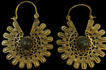 Load image into Gallery viewer, 6. Bronze Earrings with Semi-Precious Stones
