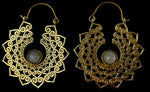 Load image into Gallery viewer, 8. Bronze Earrings with Semi-Precious Stones
