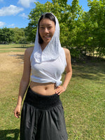 Load image into Gallery viewer, Yoga tank top with hood
