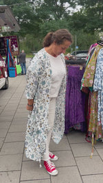 Ladda och spela upp video i Gallerivisaren, Kimono lång - bomull
