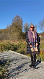 Ladda upp bild till gallerivisning, Varm skön Filt/sjal mönster
