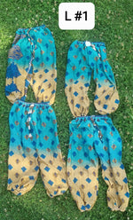 Load image into Gallery viewer, Straight pants for children sari fabric 2-6 years
