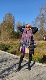 Ladda upp bild till gallerivisning, Varm skön Filt/sjal mönster
