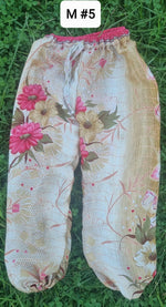 Load image into Gallery viewer, Straight pants for children sari fabric 2-6 years

